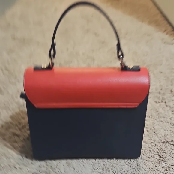 Dune London Red and Black Satchel - Picture 5 of 8